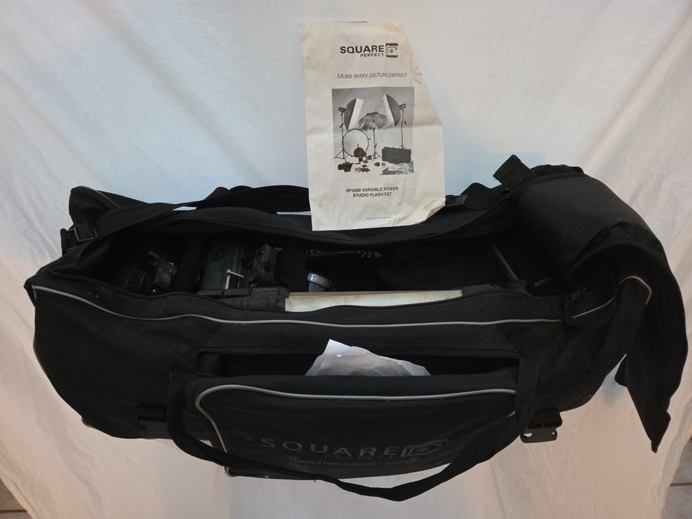 sp3500 variable power studio flash set As Is