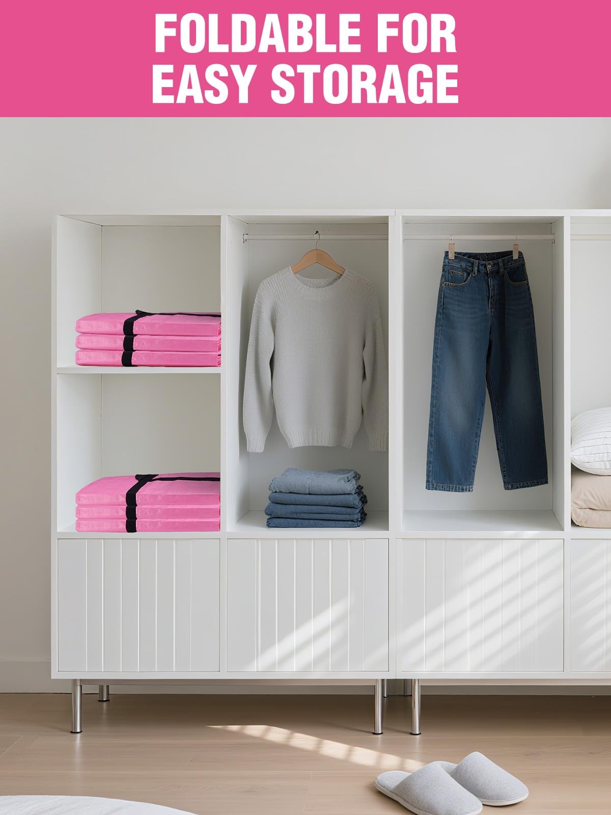 WORKPRO 2-Pack 66 Gallon Extra Large Moving Bags Heavy-Duty with Zippers Handles