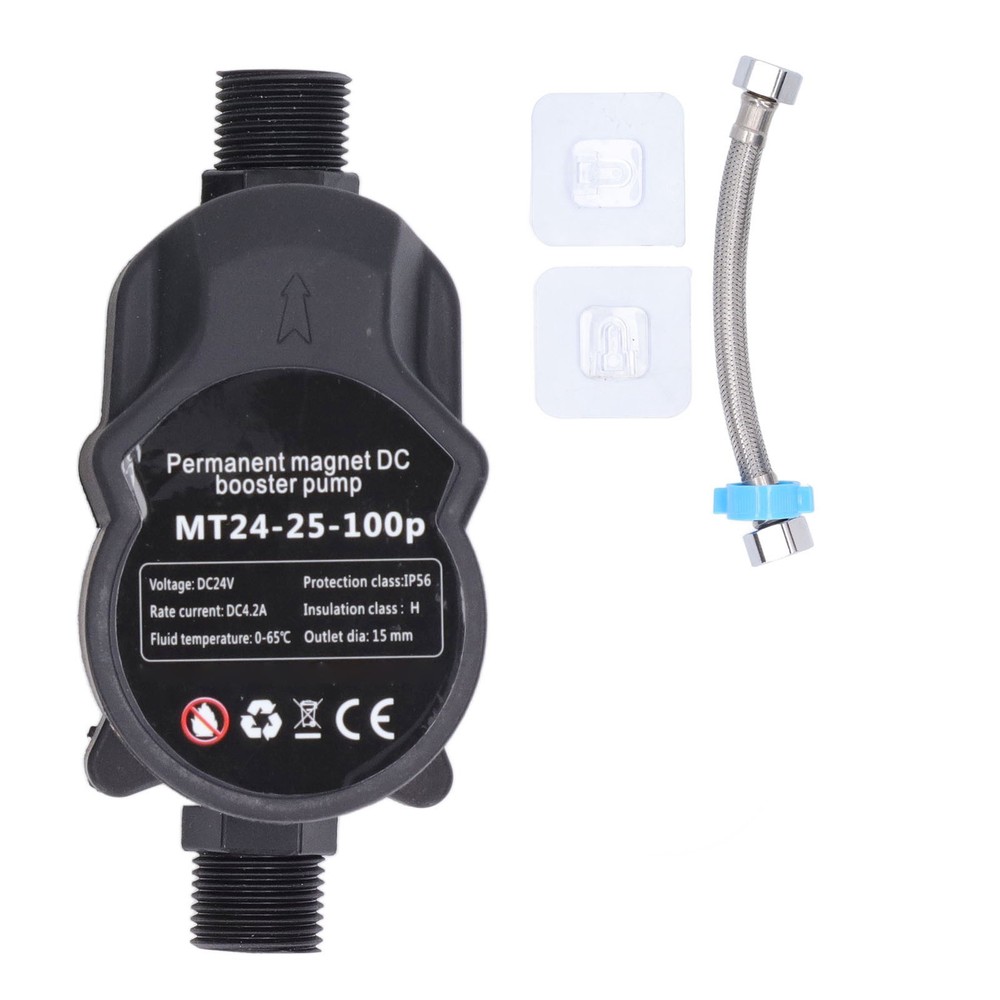 UK Plug Pump Automatic Water Pressure Shower Boosting Recirculating