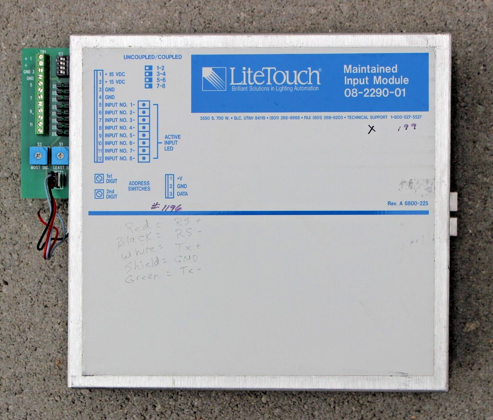 LiteTouch Maintained Input Module 08-2290-01
