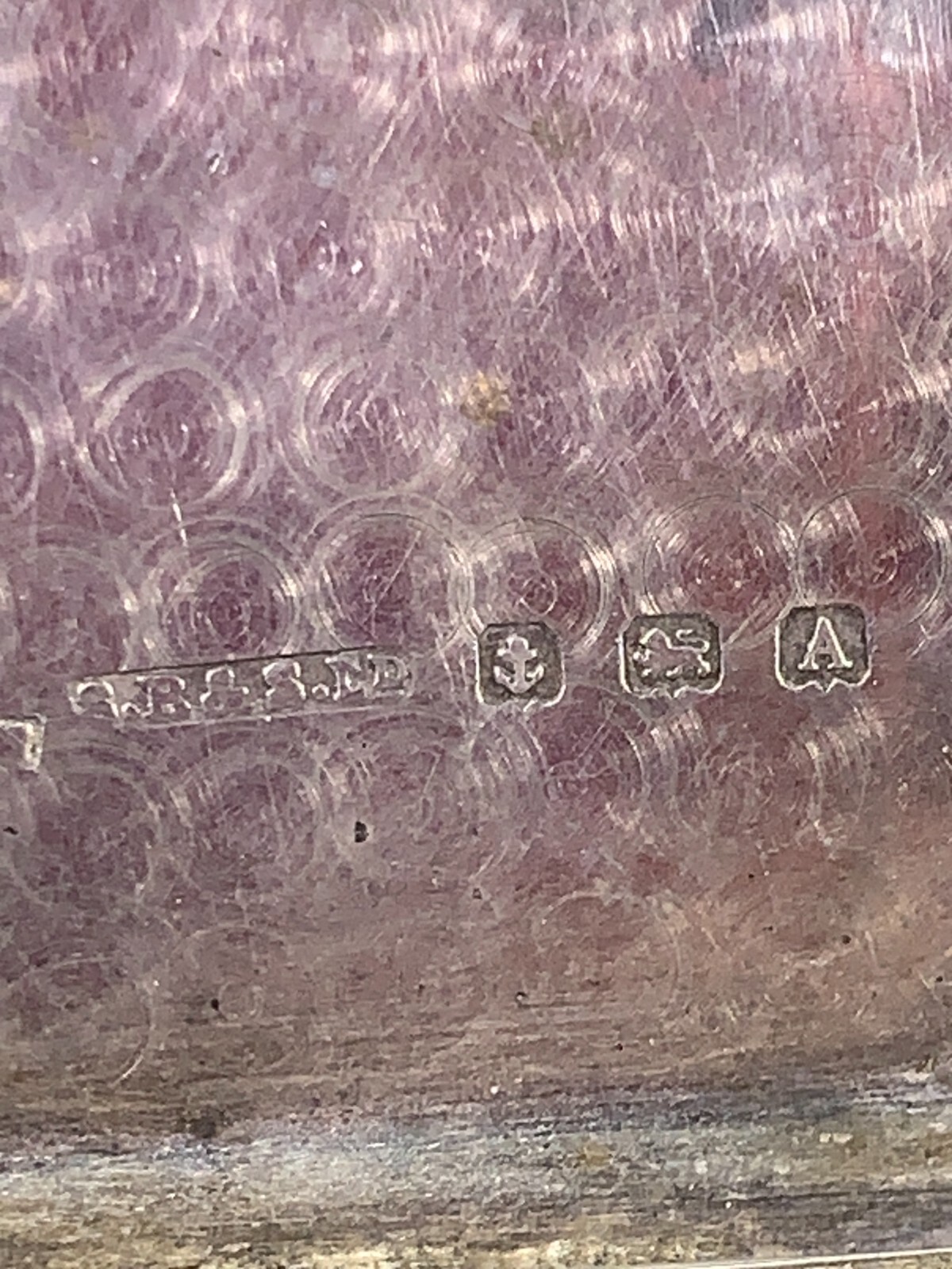 silver engine turned rectangular note/cigarette case, Birmingham 1925