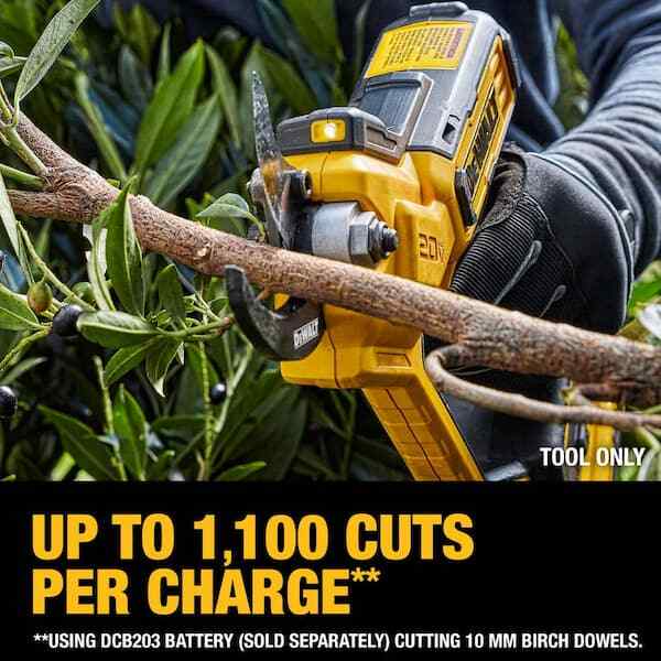 For DCPR320B 20V Cordless Battery Powered Pruner Pruning Shears Garden Tool US