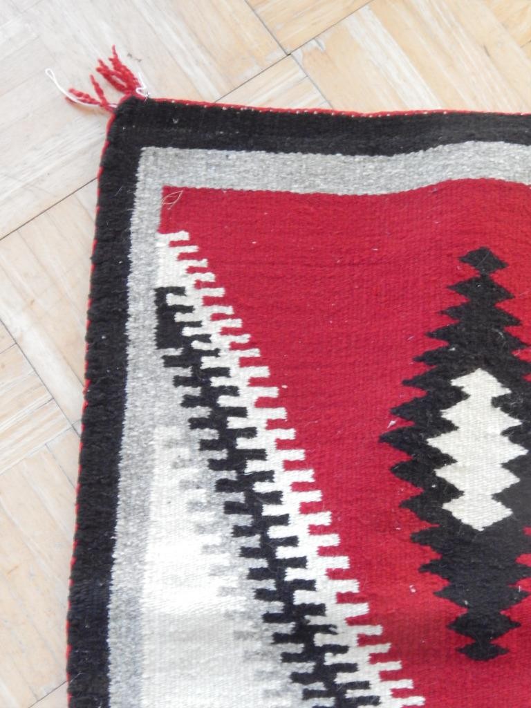 ANTIQUE NAVAJO INDIAN KLAGETOH DAZZLER RUG - NICE LRG SIZE + FABULOUS COLORS