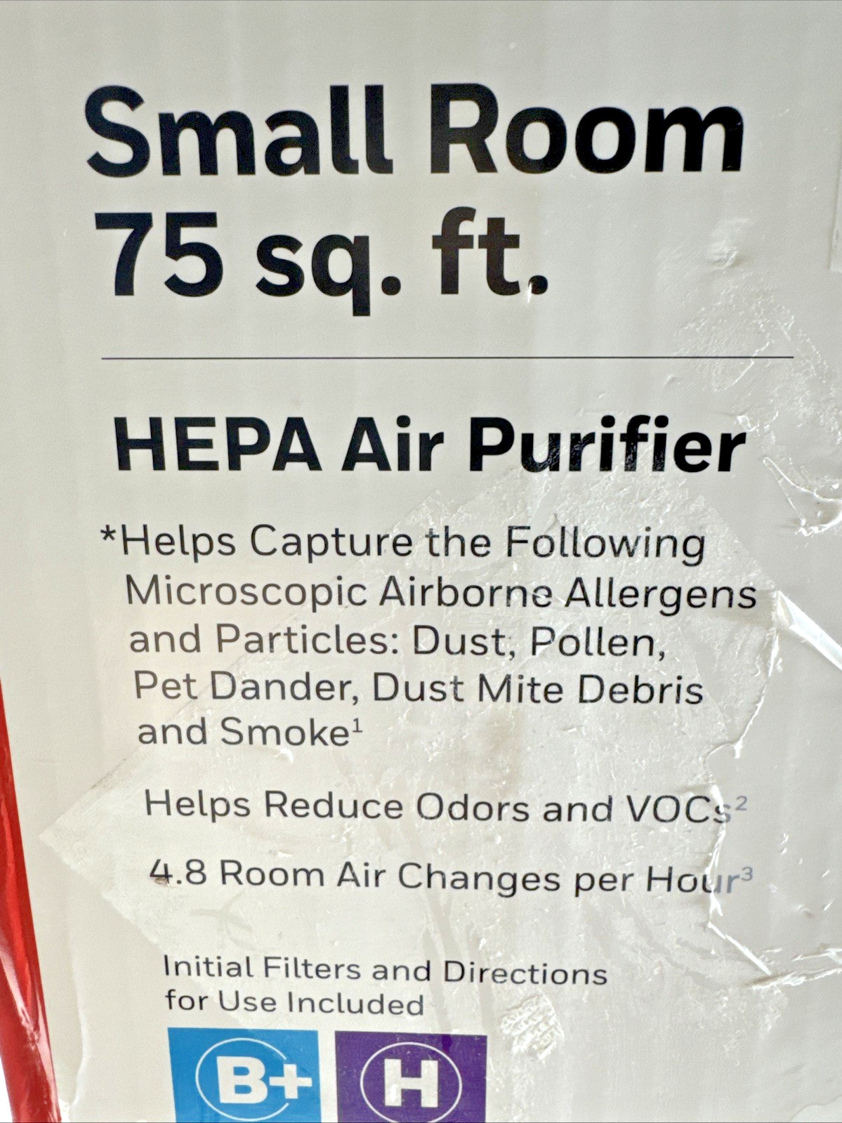 NBRFB! Honeywell True HEPA Compact Tower Allergen Remover #HPA060 Black
