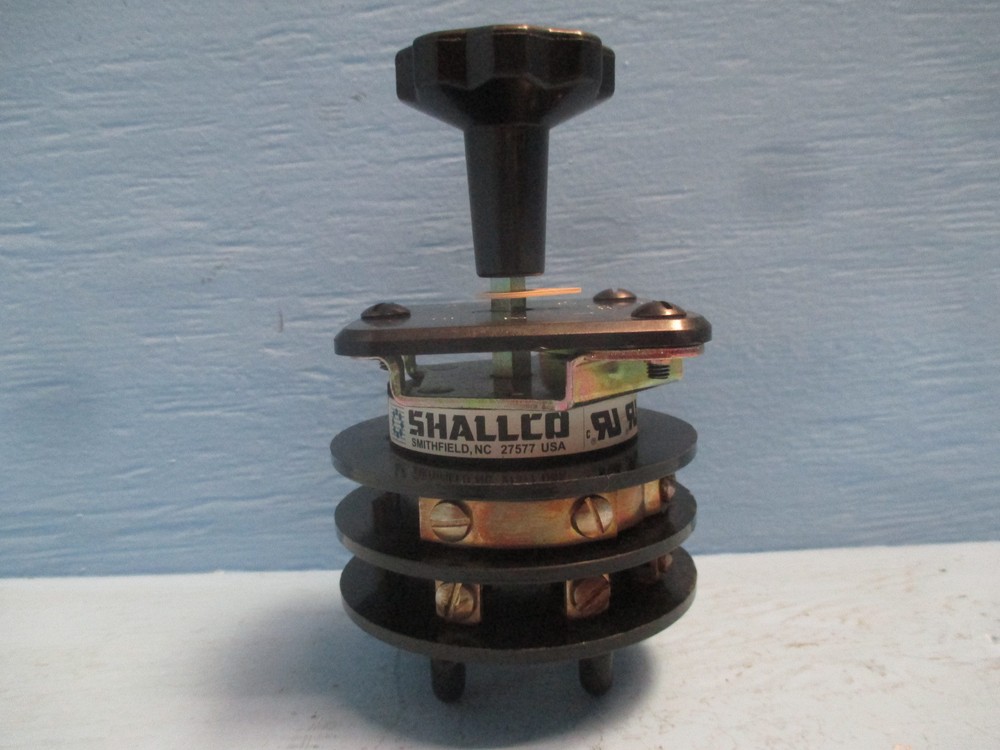 Shallco 2605C 7 Position Selector Rotary Switch Voltmeter Series 26 Relay