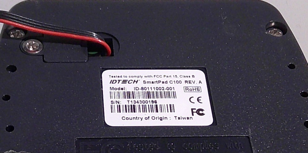 IDTech C100 SmartPin (USB-HID)