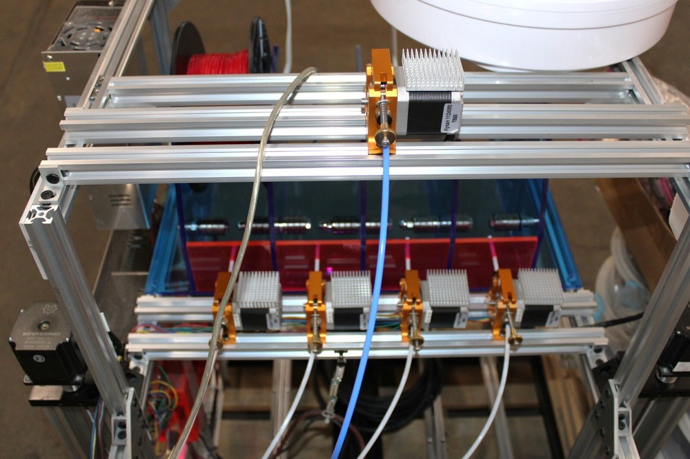 3D Printer Machine with multiple spools - See images-Needs new Heat-bed