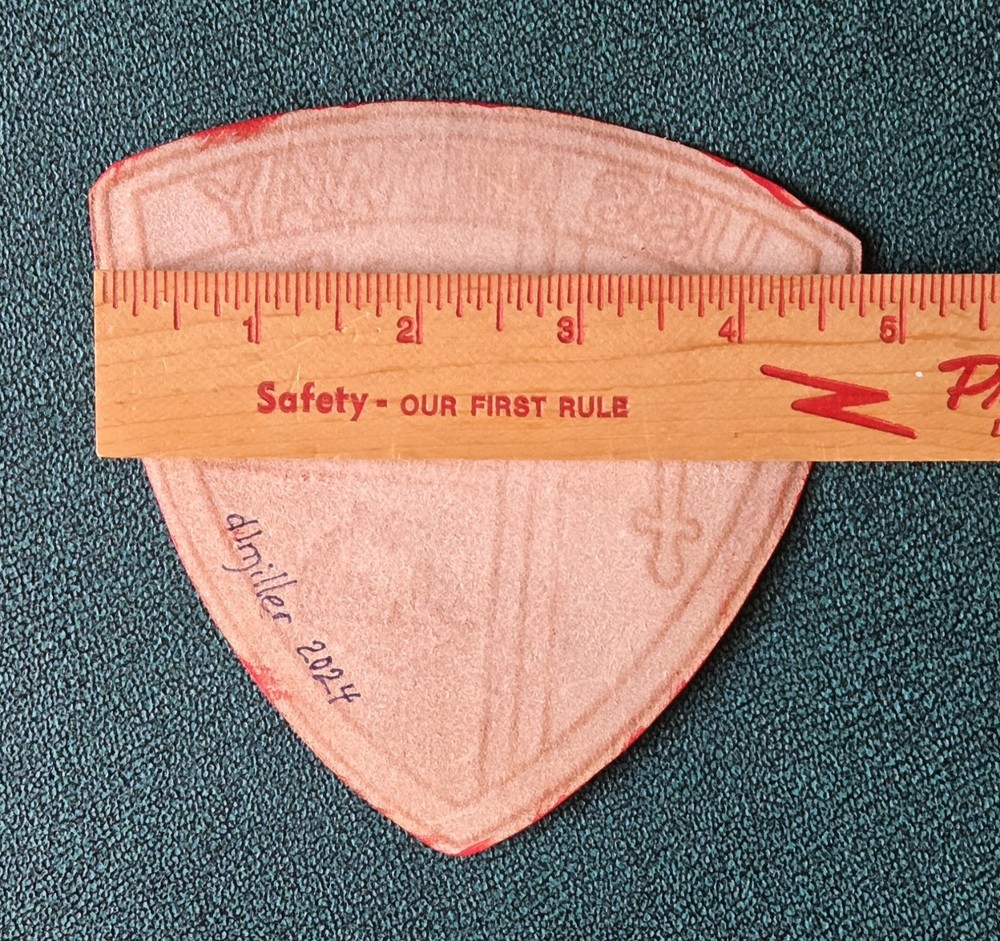Leather USS Midway Navy Patch New