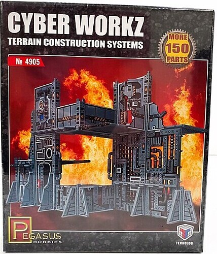 Pegasus Cyber Workz Terrain Construction System - Plastic Model Diorama Kit