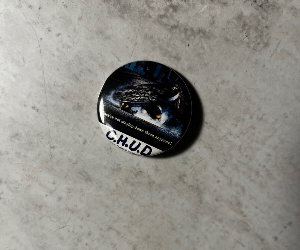 C.H.UD.  Pinback Button. Original Handmade 1.5” Button.