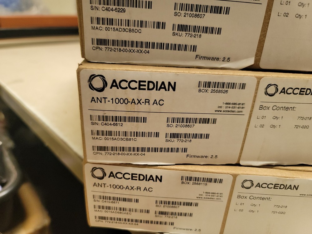 Accedian Network Performance Module ANT-1000-AX-R AC NOB