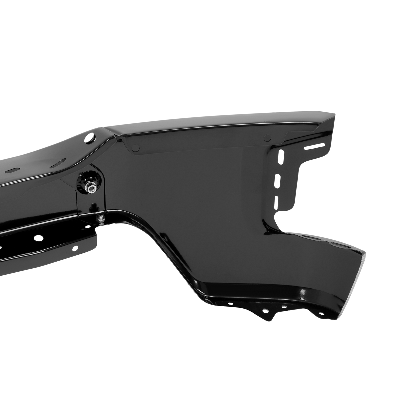 Front Bumper Face Bar Fit For 2019-2022 Chevrolet Silverado 1500 Steel Black