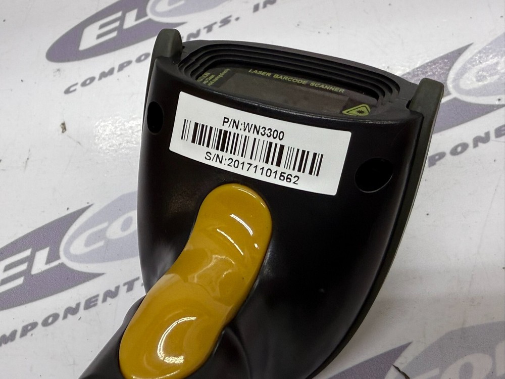 WoneNice Handheld USB Wired Barcode Scanner Black Model: WN3300