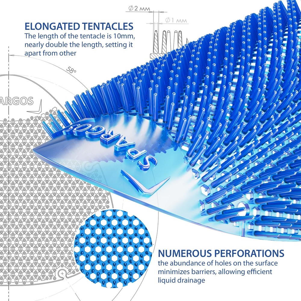 Urinal Screen Deodorizer (24 Pack) - Urinal Cakes - Fresh 3d Wave Anti-Splash...