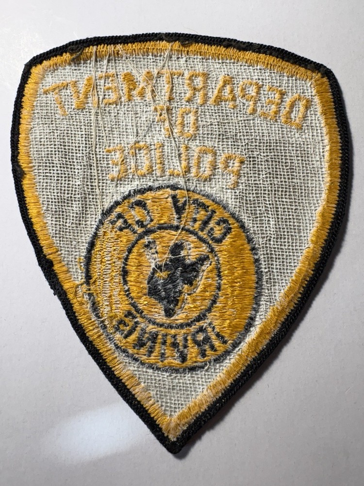 Irving Texas Police Patch ~ Obsolete