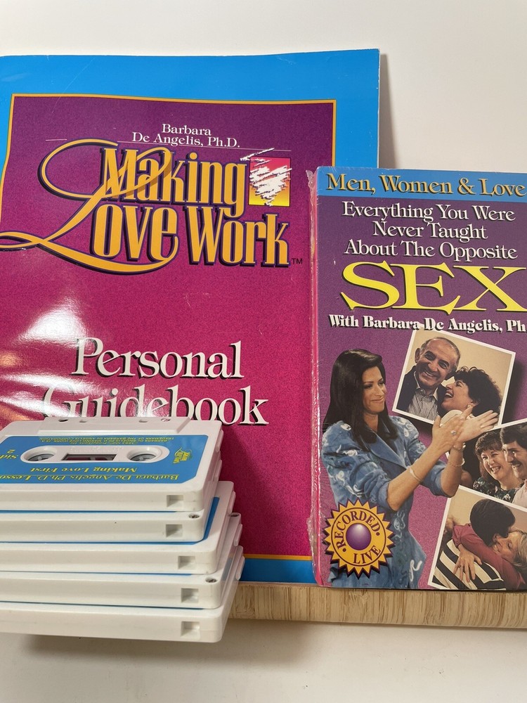 Barbara De Angelis Bundle VHS Audio Cassettes Guidebook