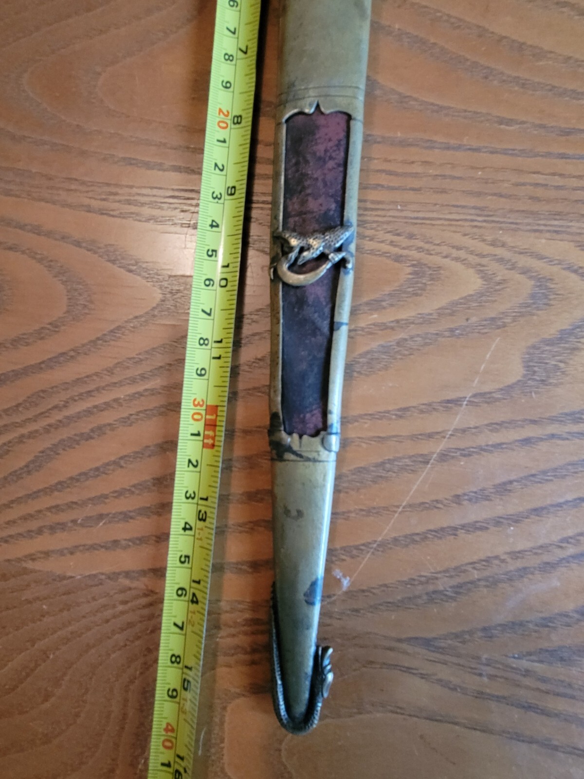 Civil War Officer's Dagger with Sheath Used Free Shipping