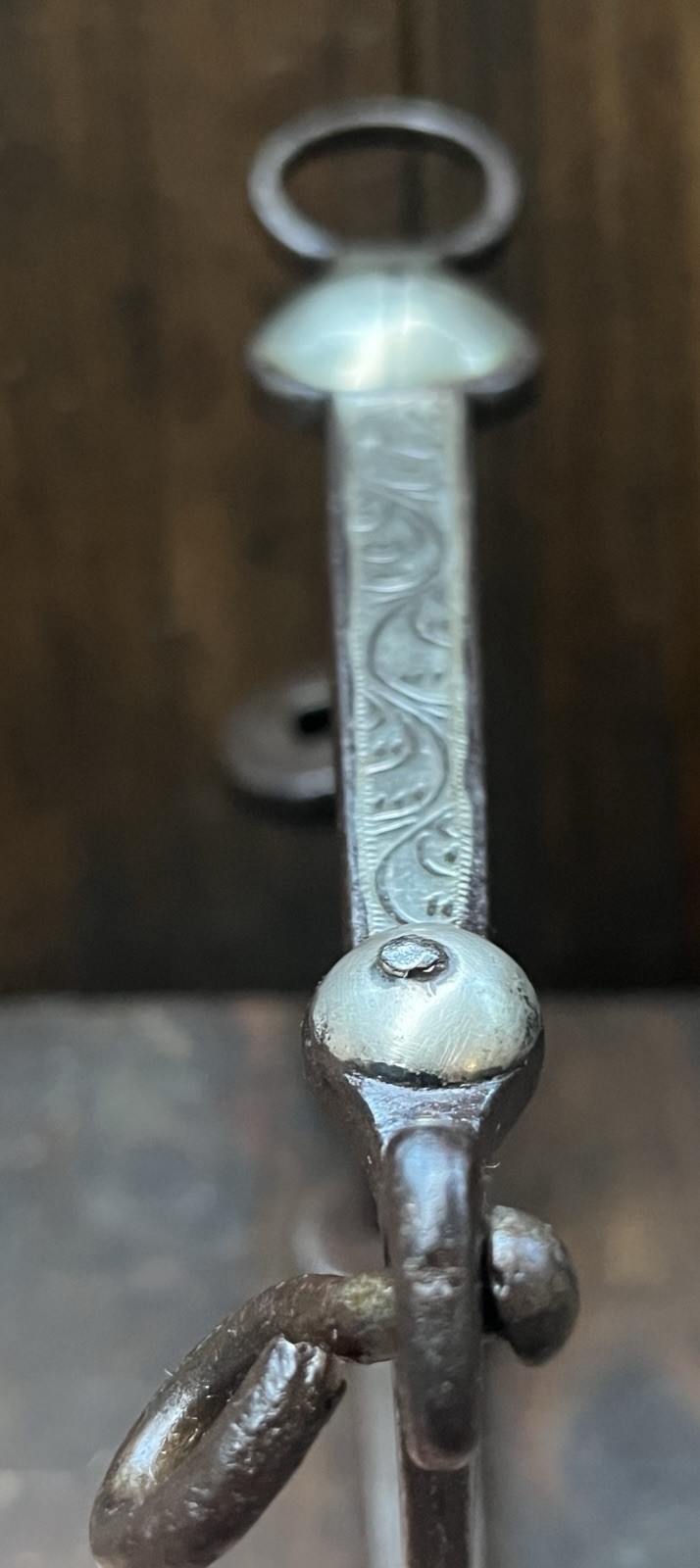 Las Cruces bit by Jose Tapia (1831-1902) of Los Angeles, California