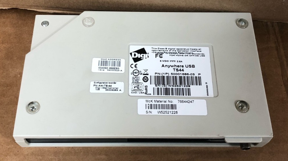 Digi AnywhereUSB TS44 W/AC-ADAPTER