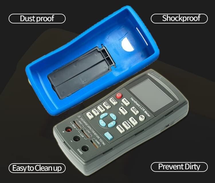 Digital Handheld LCR Bridge Meter Inductance Capacitance DC Resistance Tester