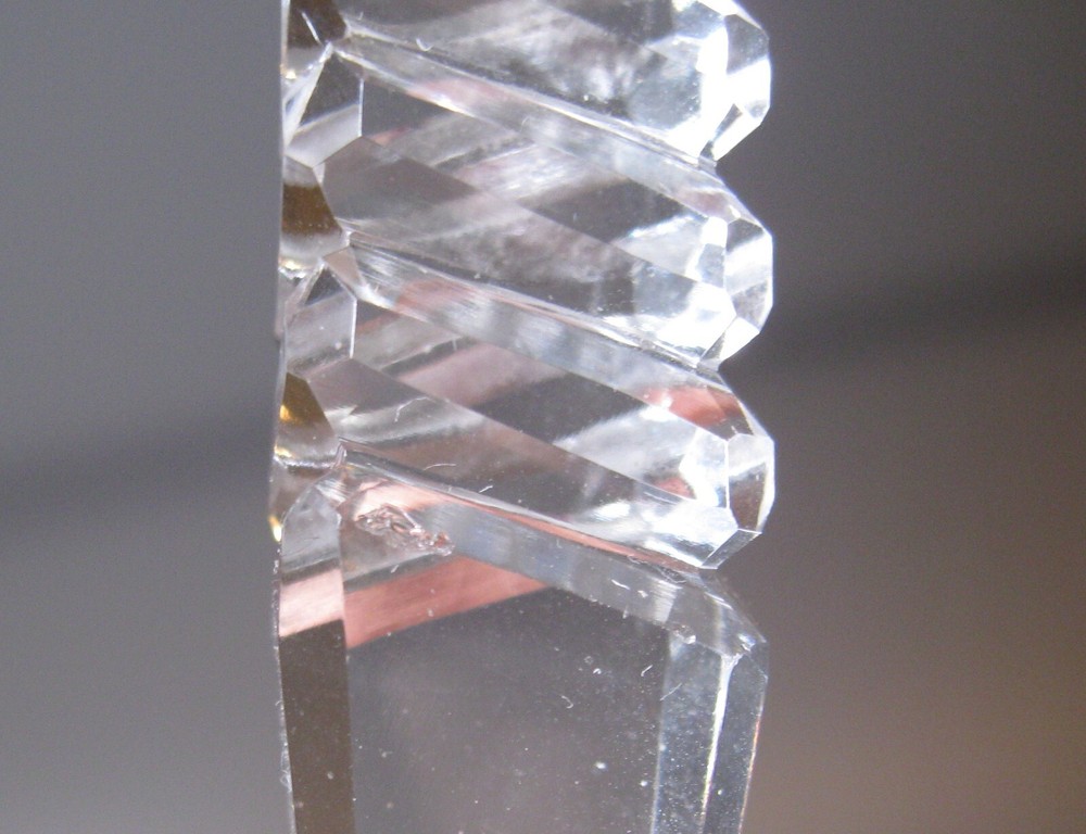 Vintage Glass Serving Spoon