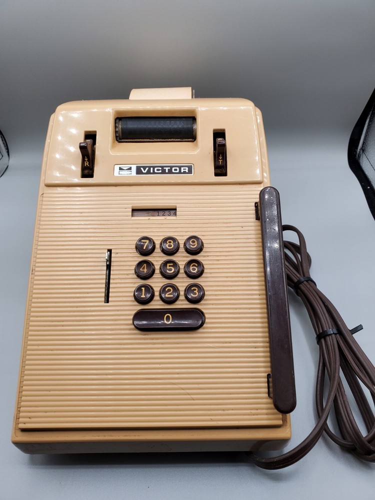 Vintage Victor 7 82 54 Adding Machine Calculator