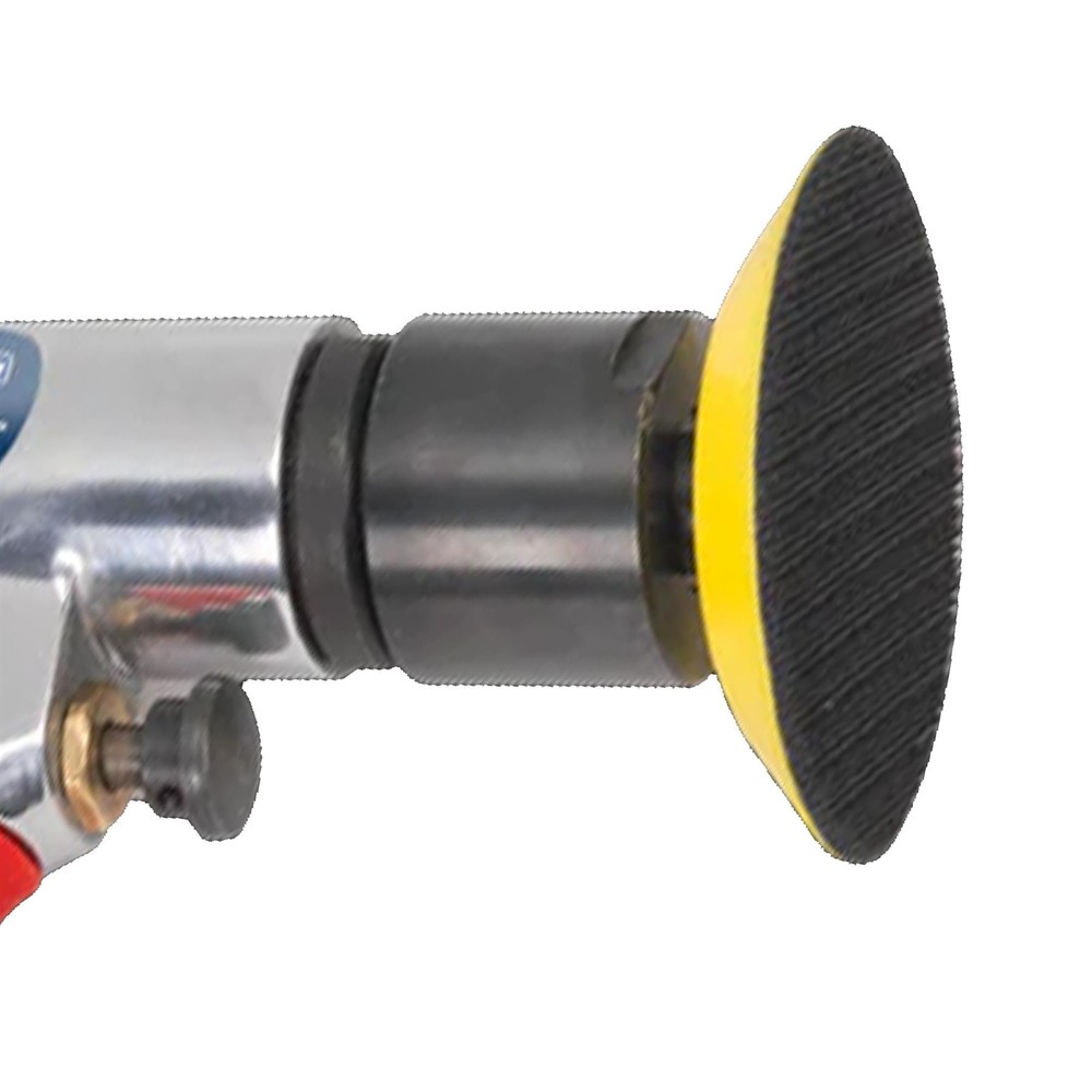 Sealey Air Polisher Mini 1/4" BSP Hook Loop Buffing Polishing 75mm