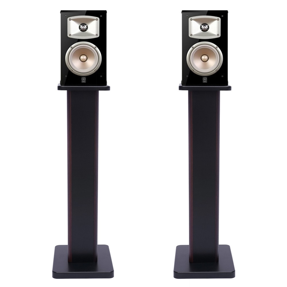28in Computer Speaker Stands Surround Sound Effect Support Bookshelf 2 Pack