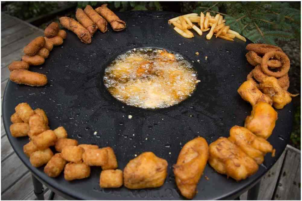 Fryin' Saucer Outdoor Portable Propane Deep Fryer, Camping Grill & More FS-1307