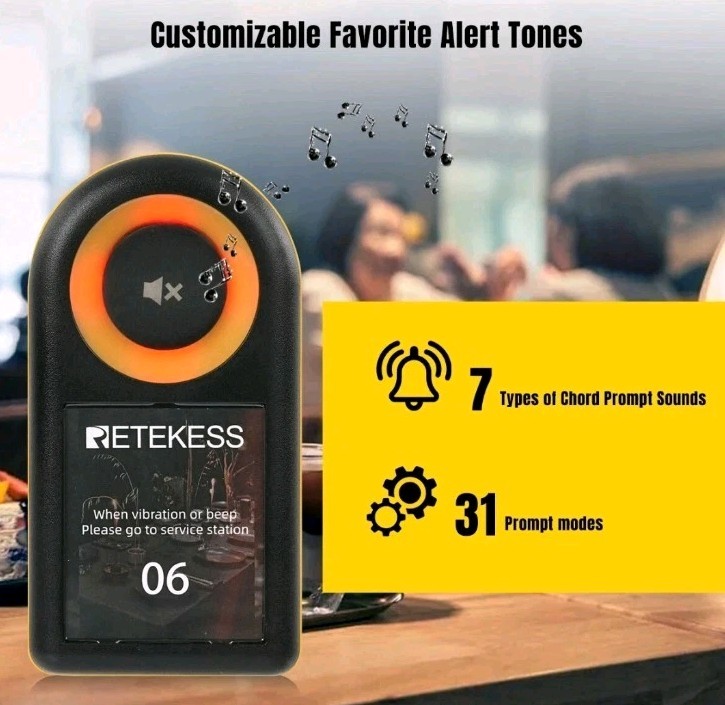 RETEKESS TD169 20 Replacement Pagers ONLY Calling System Not Included Pager