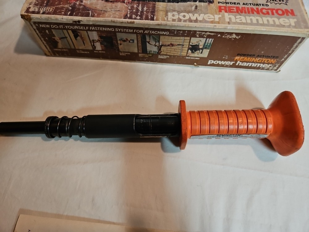 Vtg Remington Power Actuated Tool Hammer model 476