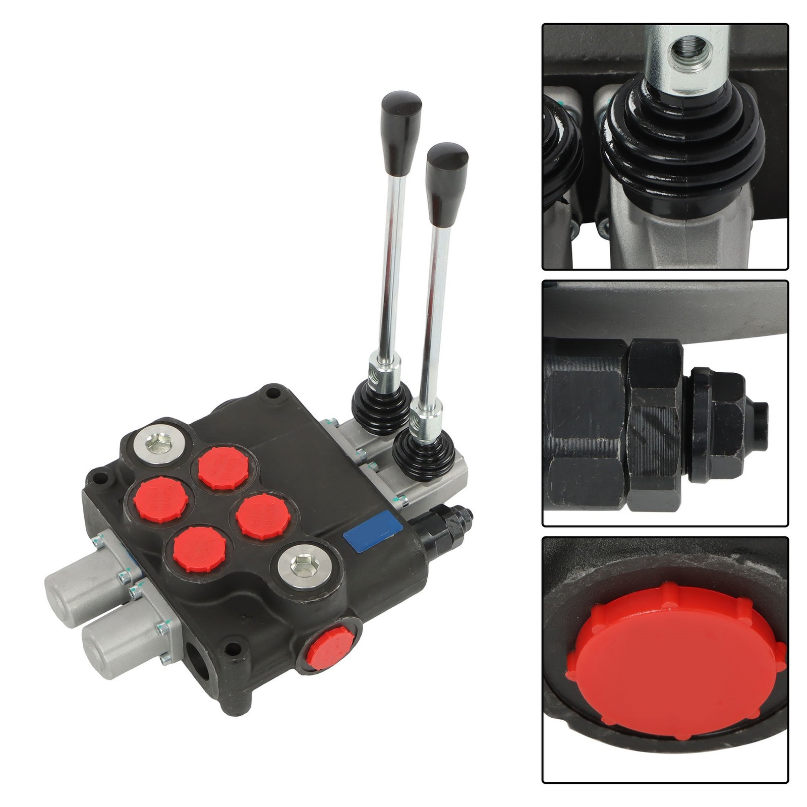 2 Spool Hydraulic Control Valve 32 GPM 3600PSI Open Center