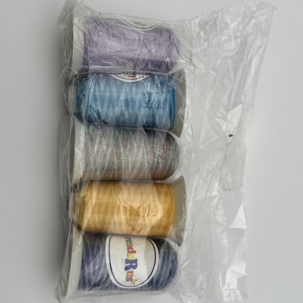 Threads Rus 100% Polyester Embroidery Thread, 1100 Yards Per Roll Cones