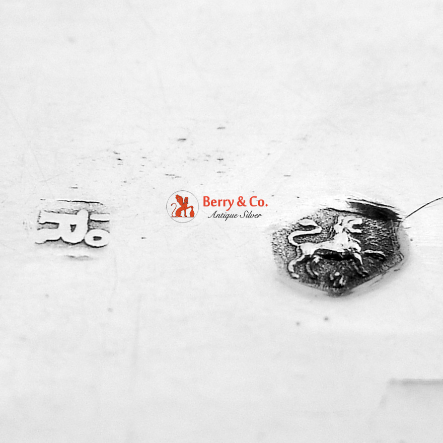 Dutch 800 Silver Peppermint Box