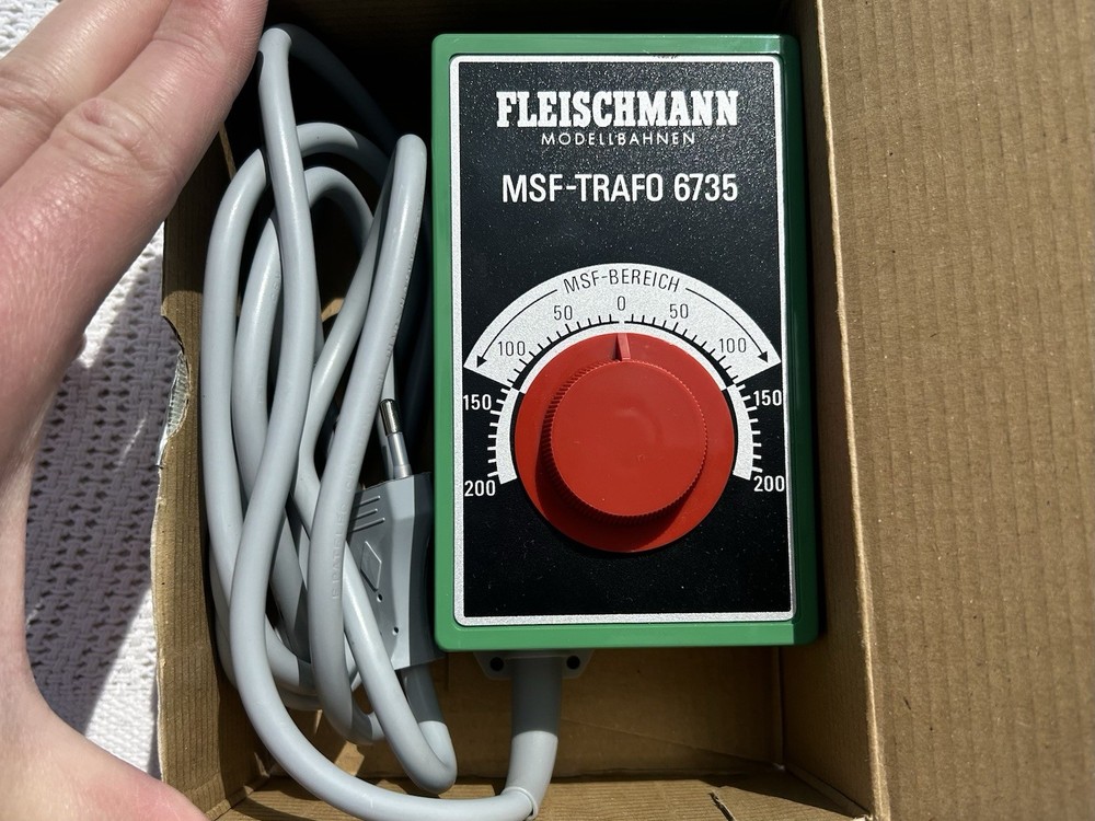 Fleischmann HO 6735 230V MSF-TRANSFO Transformer Model Train Controller - (EX)