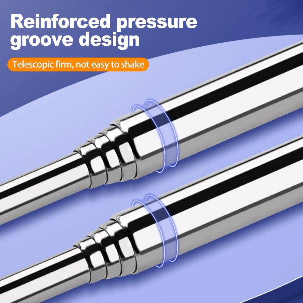 CoguZed 3 Pack Retractable Pointer Stick for Classroom, Blue+Pink+Green