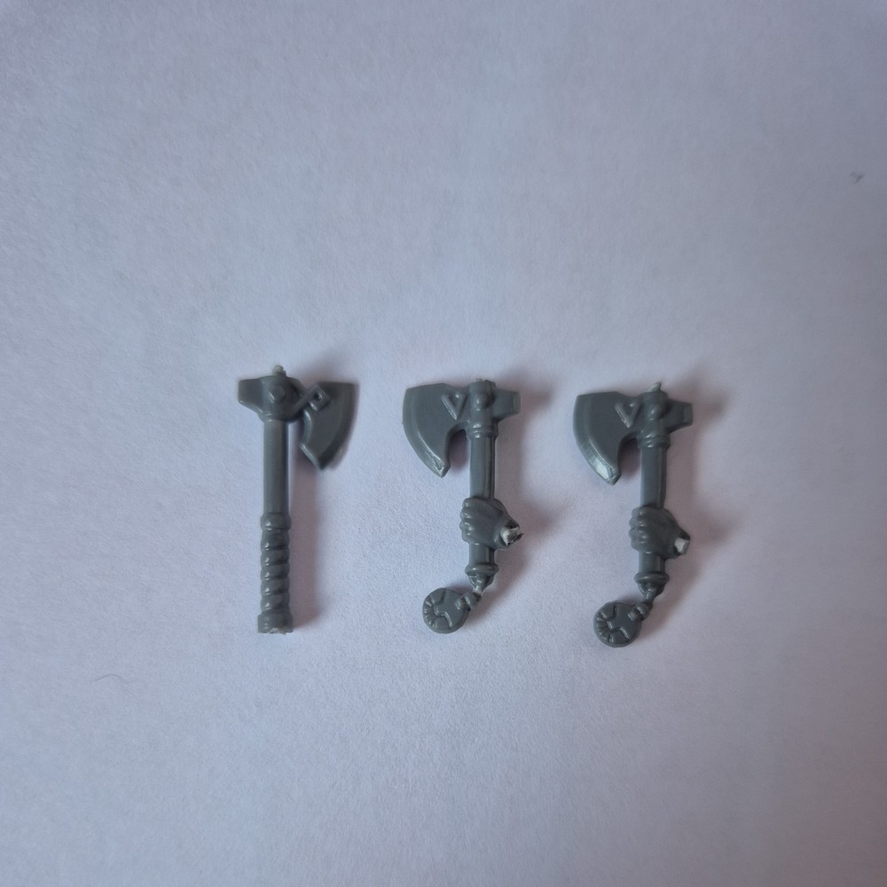 Warhammer Dwarf Thunderers Rangers Throwing Axe x 3