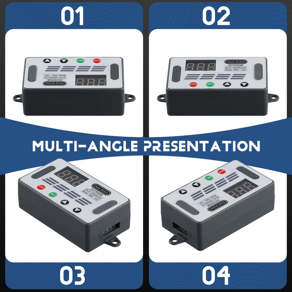 DDC-432 Dual MOS LED Digital Delay Controller Time Delay Relay Trigger5610