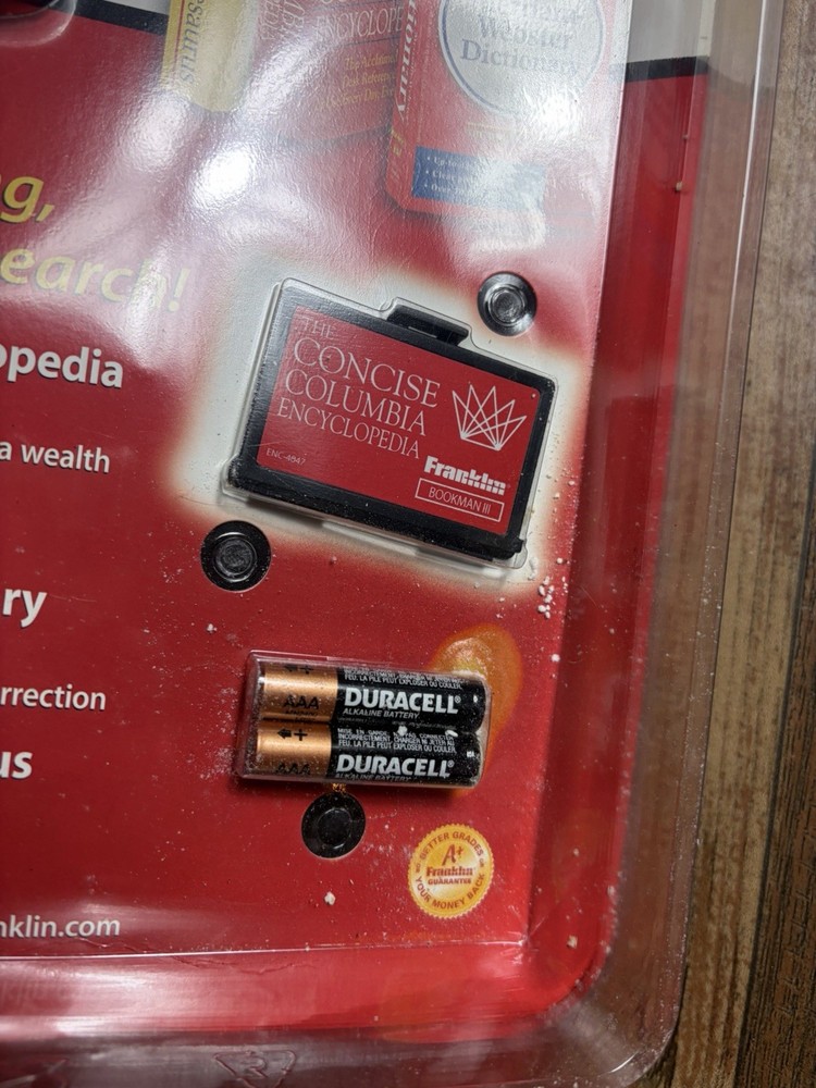 SEALED Franklin Dictionary & Thesaurus with Comprehensive Reference Set