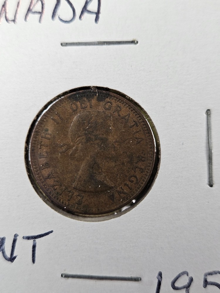 COINS - CANADA - 1 CENT 1955