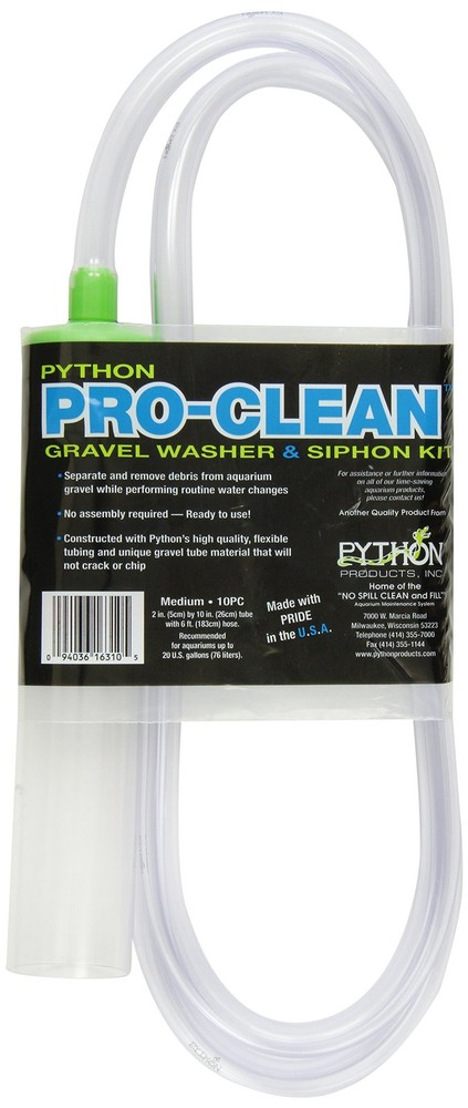 Gravel Washer Siphon Kit for Aquariums Over 55 Gallons - Python Pro Clean