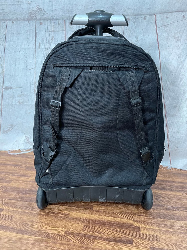 FC Juventus Men’s Black Rolling Trolley School Backpack