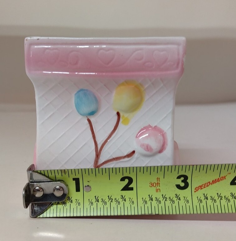 Ceramic Baby Train Planter Vase Decor