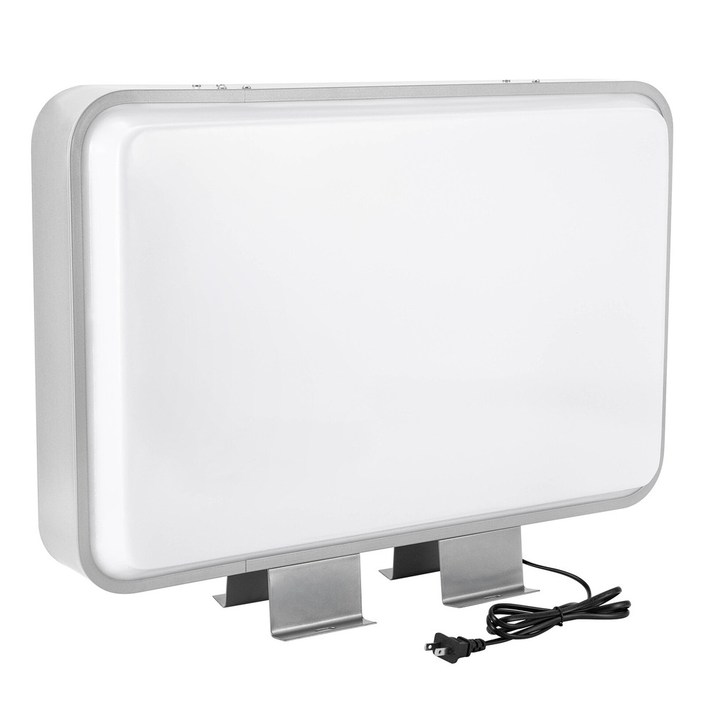 LED Rectangle Double-sided Advertising Light Box Illuminated Projecting Sign US~