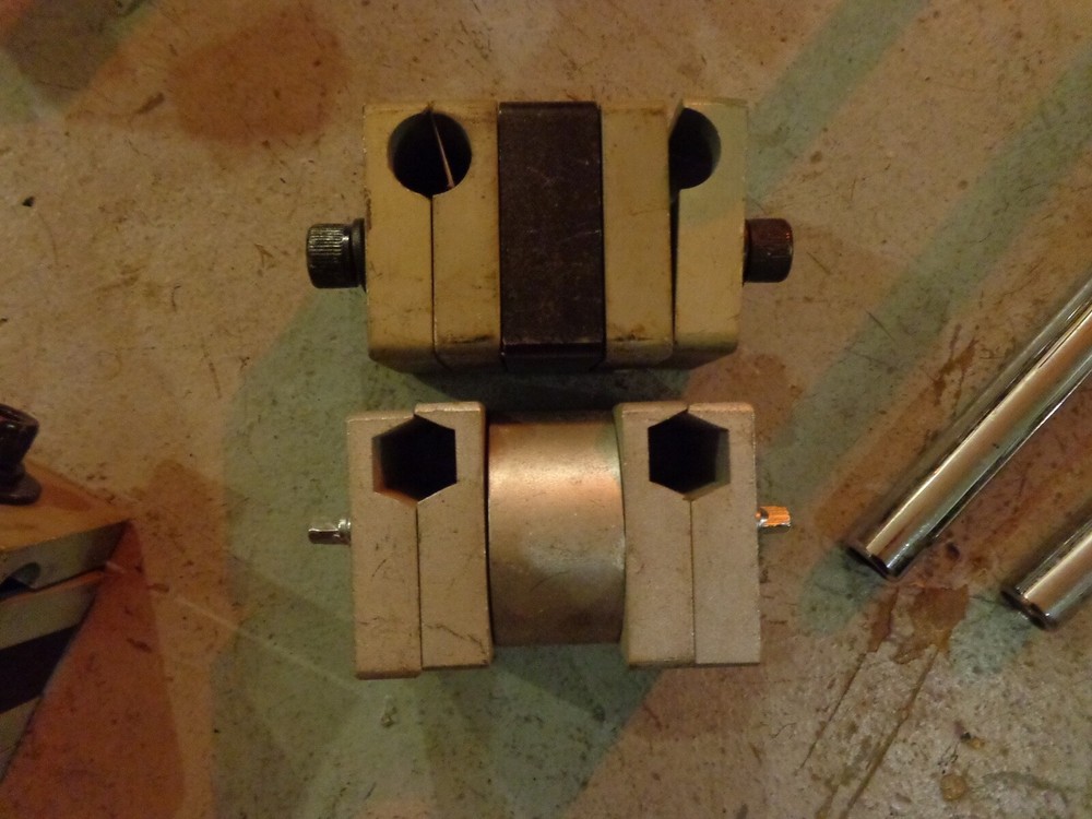 Custom drum mounting hardware fits Zickos