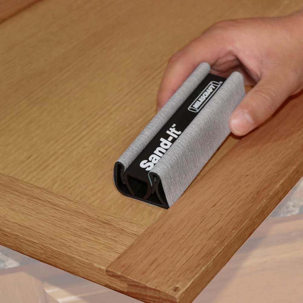 Milescraft 1622 – Sand-It Multi-Surface Sanding Block. Sand Flat, Concave, Conve