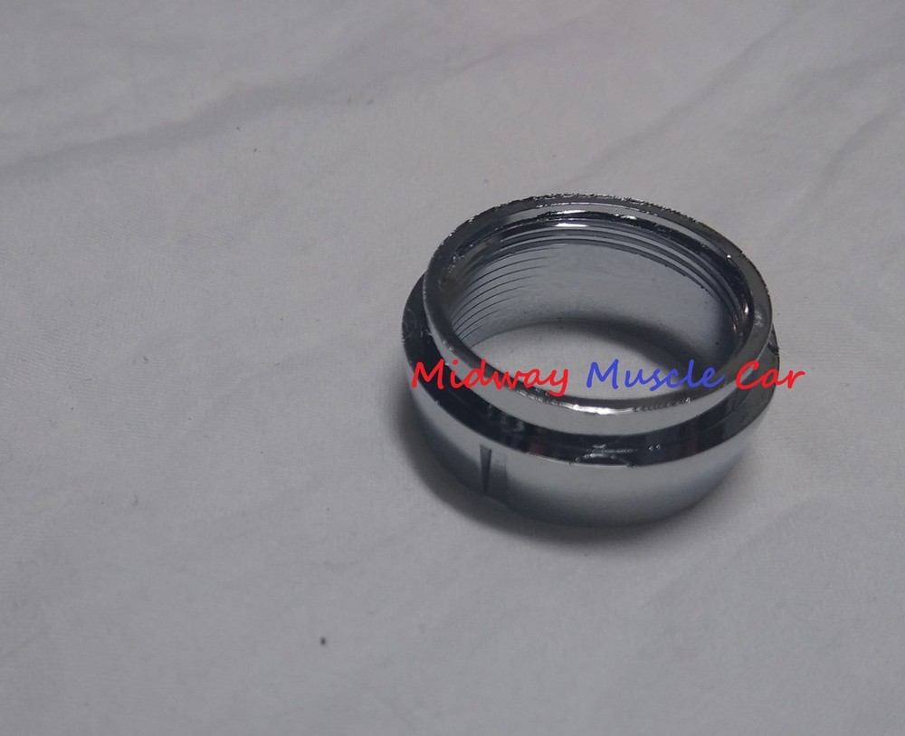 ignition switch Chrome retaining nut Chevy Chevelle Impala II Nova Camaro 442