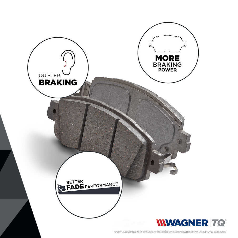 Rr Ceramic Brake Pads Wagner PD553
