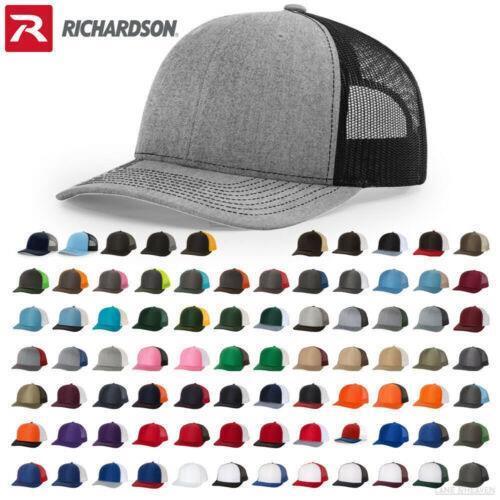 Peterbilt Semi Truck Side Panel Laser Engraved Richardson 112 Snapback Hat Cap