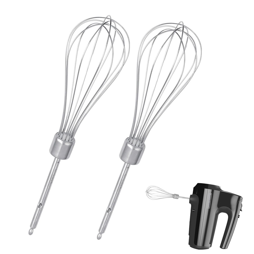 2 Pack Hand Mixer Turbo Beaters Compatible with BLACK and DECKER